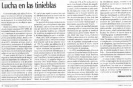 Lucha en las tinieblas Lucha en las tinieblas