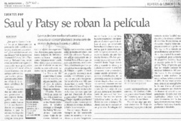 Saul y Patsy se roban la película Saul y Patsy se roban la película