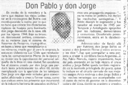 Doc Pablo y don Jorge