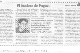 El inodoro de Fuguet