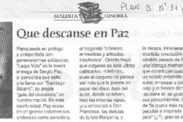 Que descanse en Paz