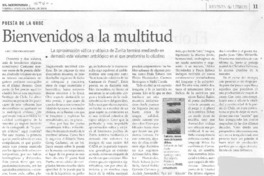 Bienvenidos a la multitud Bienvenidos a la multitud