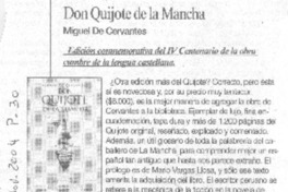 Don Quijote de la Mancha Don Quijote de la Mancha