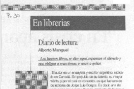 Diario de lectura Diario de lectura