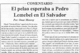 El pelao esperaba a Pedro Lemebel en El Salvador El pelao esperaba a Pedro Lemebel en El Salvador
