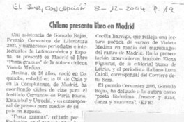Chilena presenta libro en Madrid Chilena presenta libro en Madrid