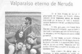 Valparaiso eterno de Neruda Valparaiso eterno de Neruda