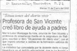 Profesora de San Vicente creó libro de ayuda a padres Profesora de San Vicente creó libro de ayuda a padres