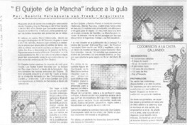 El Quijote de la Mancha induce a la gula El Quijote de la Mancha induce a la gula