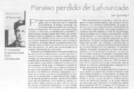Paraíso perdido de Lafourcade Paraíso perdido de Lafourcade