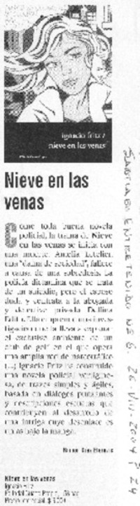 Nieve en las venas