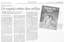 Un espejo entre dos orillas Un espejo entre dos orillas