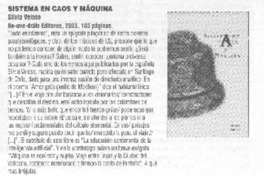 Sistema en caos y máquina Sistema en caos y máquina