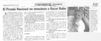 El Premio Nacional no emociona a Oscar Hahn [entrevista]