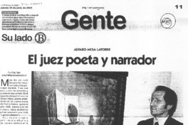 El juez poeta y narrador El juez poeta y narrador