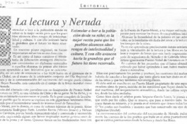 La Lectura Neruda La Lectura Neruda