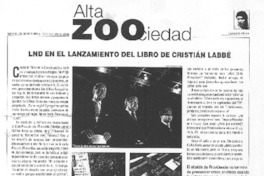 LND en el lanzamiento del libro de Cristián Labbé LND en el lanzamiento del libro de Cristián Labbé