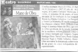 Mano de obra Mano de obra