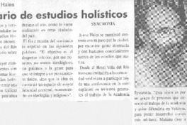 Seminario de estudios holísticos Seminario de estudios holísticos