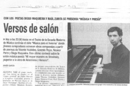 Versos de salón Versos de salón