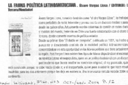 La Fauna política latinoamericana