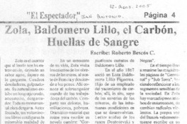 Zola, Baldomero Lillo, el carbón, huellas de sangre Zola, Baldomero Lillo, el carbón, huellas de sangre
