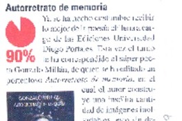 Autorretrato de memoria Autorretrato de memoria