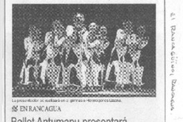Ballet Antumapu presentará "Óscar Castro, poeta de la tierra" Ballet Antumapu presentará "Óscar Castro, poeta de la tierra"
