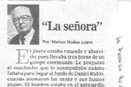 "La Señora". "La Señora".