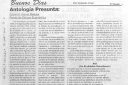 Antología presunta.