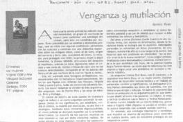 Venganza y mutilación.