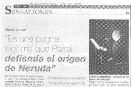 "Es una pugna legítima que Parral defienda el origen de Neruda" [entrevita]