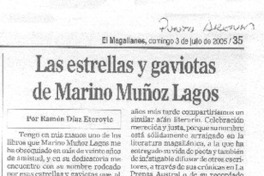 Las Estrellas y gaviotas de Marino Muñoz Lagos. Las Estrellas y gaviotas de Marino Muñoz Lagos.