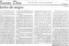 Martes negro.