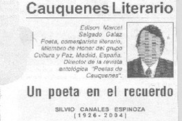 Un Poeta en el recuerdo. Un Poeta en el recuerdo.
