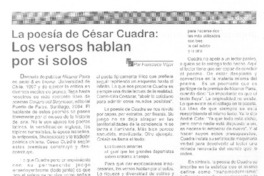 Los versos hablan por sí solos Los versos hablan por sí solos