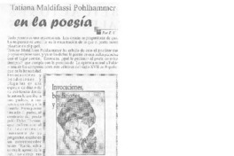 En la poesía