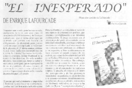 El inesperado El inesperado