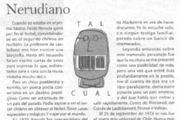 Nerudiano. Nerudiano.