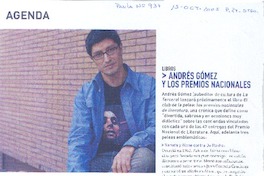 Andrés Gómez y los Premios Nacionales. Andrés Gómez y los Premios Nacionales.