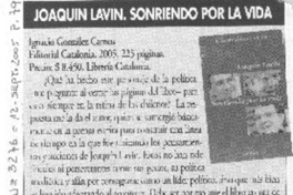 Joaquín Lavín. Sonriendo por la vida. Joaquín Lavín. Sonriendo por la vida.