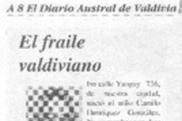 El fraile valdiviano El fraile valdiviano