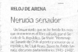 Neruda senador.