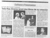 Talía Ifisa Alvarez lanzó dos libros de su creación.
