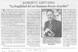 "la fragilidad del ser humano frente al poder" "la fragilidad del ser humano frente al poder"
