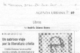 Un sabroso viaje por la literatura criolla. Un sabroso viaje por la literatura criolla.