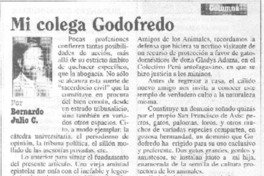 Mi colega Godofredo Mi colega Godofredo