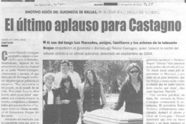 El último aplauso para Castagno El último aplauso para Castagno
