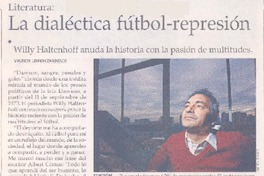 Literatura : la dialéctica fútbol-represión Literatura : la dialéctica fútbol-represión