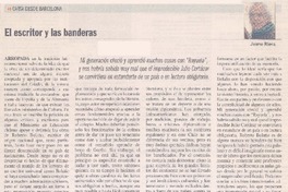 El escritor y las banderas El escritor y las banderas